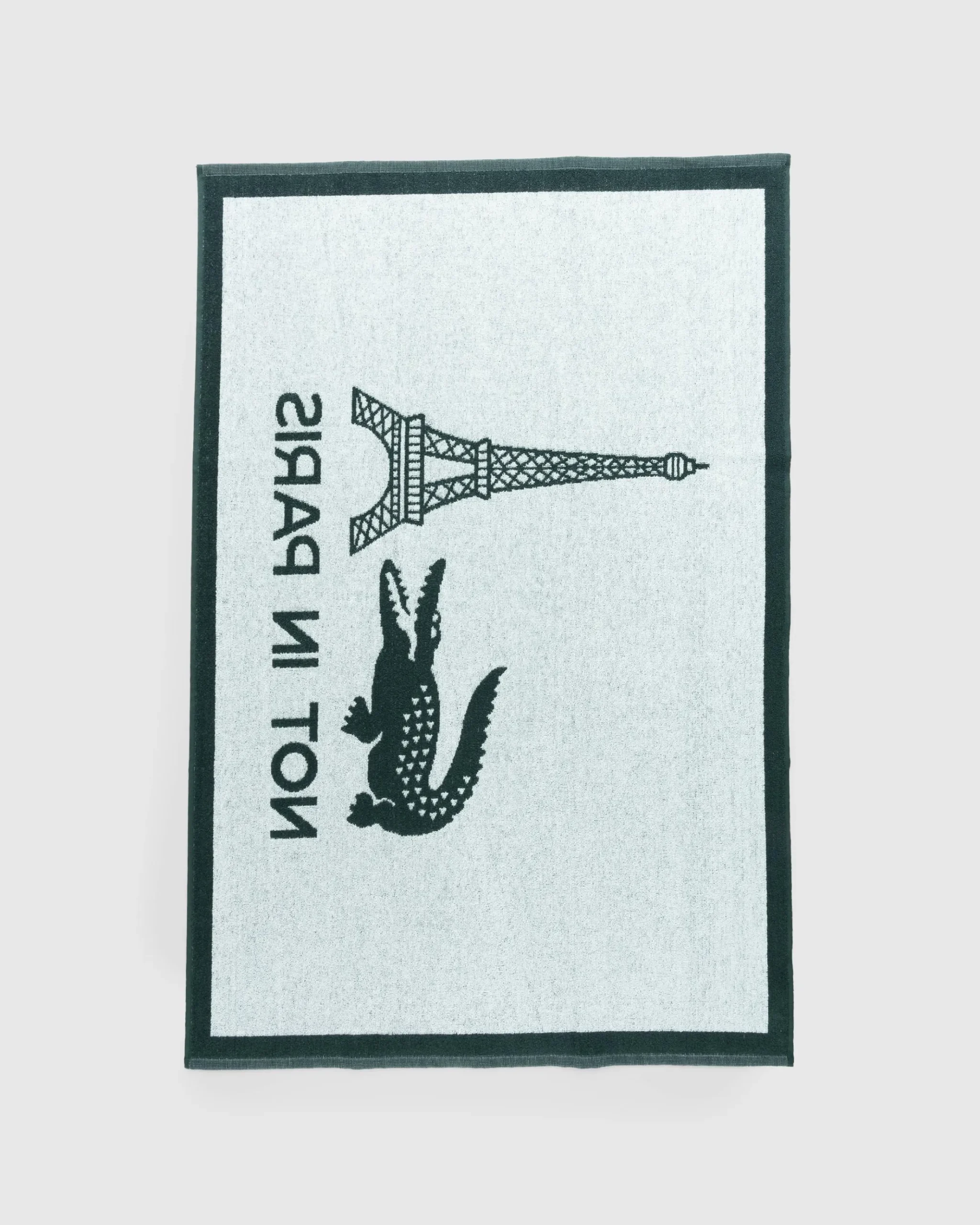 Cheap Lacoste Not In Paris Towel green