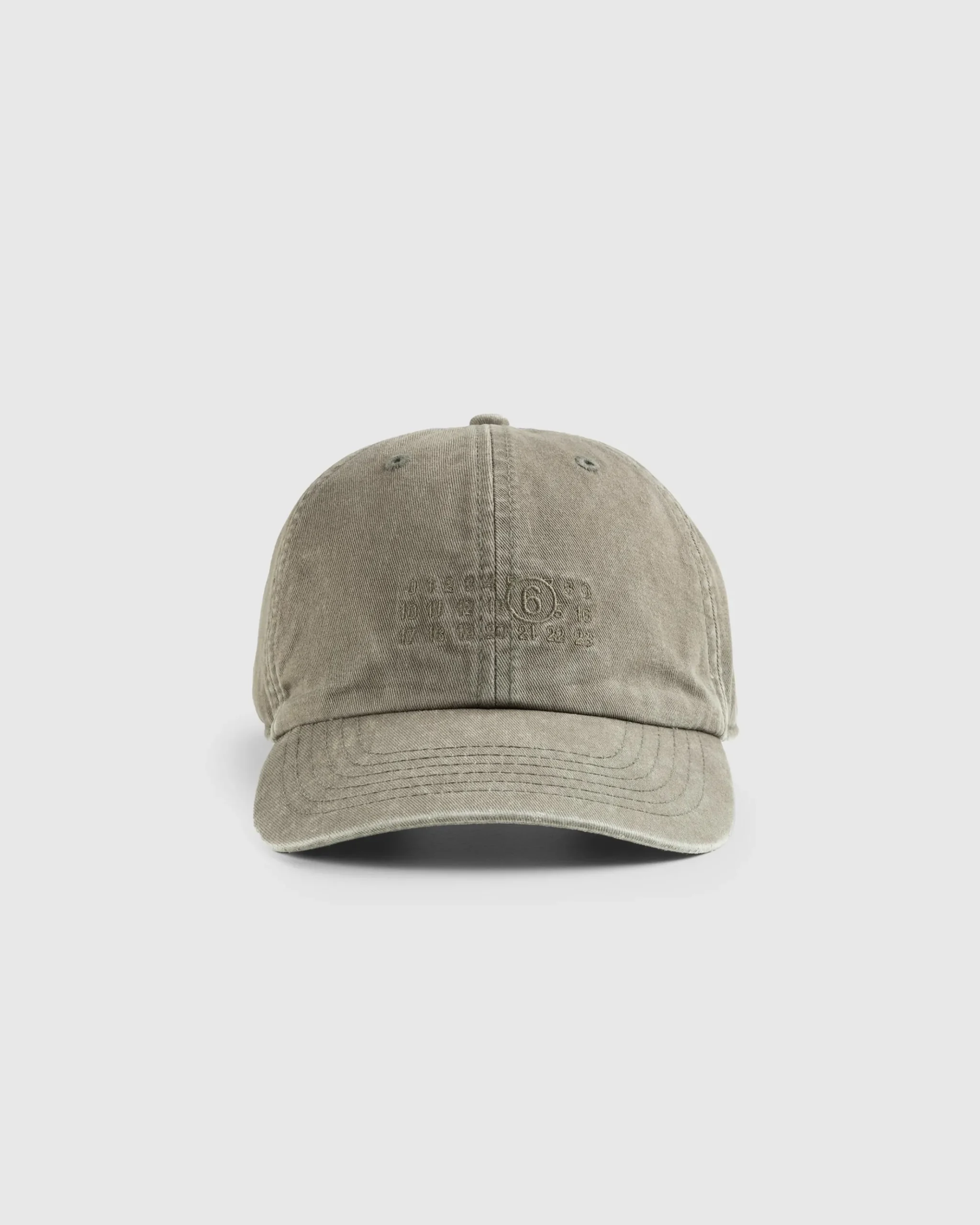Cheap MM6 Maison Margiela Numbers Hat Bus Green busgreen
