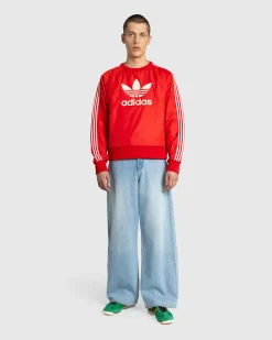 Hot adidas Nylon Crew Red betsca