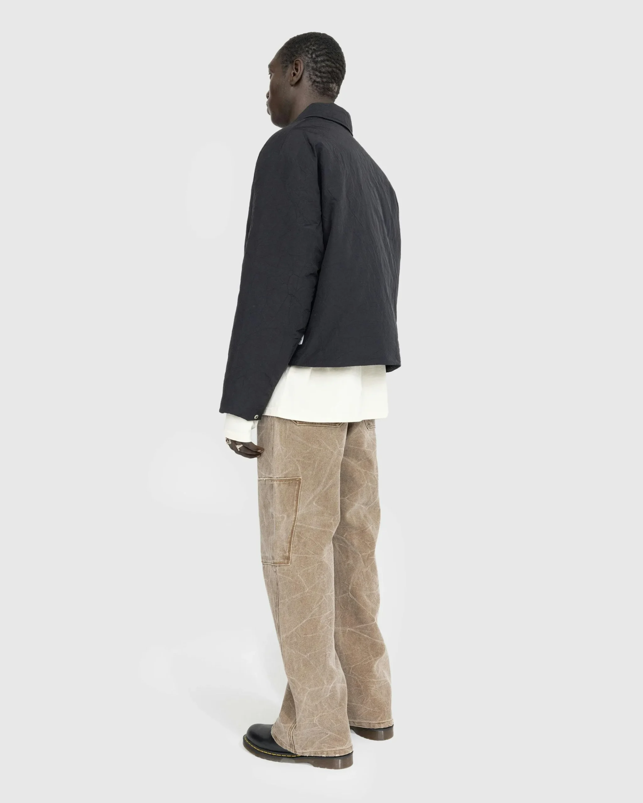 Best Sale Acne Studios Nylon Jacket black