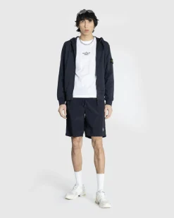 Hot Stone Island Nylon Metal Swim Shorts Navy Blue navyblue