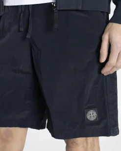 Hot Stone Island Nylon Metal Swim Shorts Navy Blue navyblue