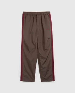 Cheap adidas Nylon Track Pant Brown nbrown