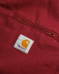 Shop Carhartt WIP OG Detroit Jacket Malbec / Black /aged canvas