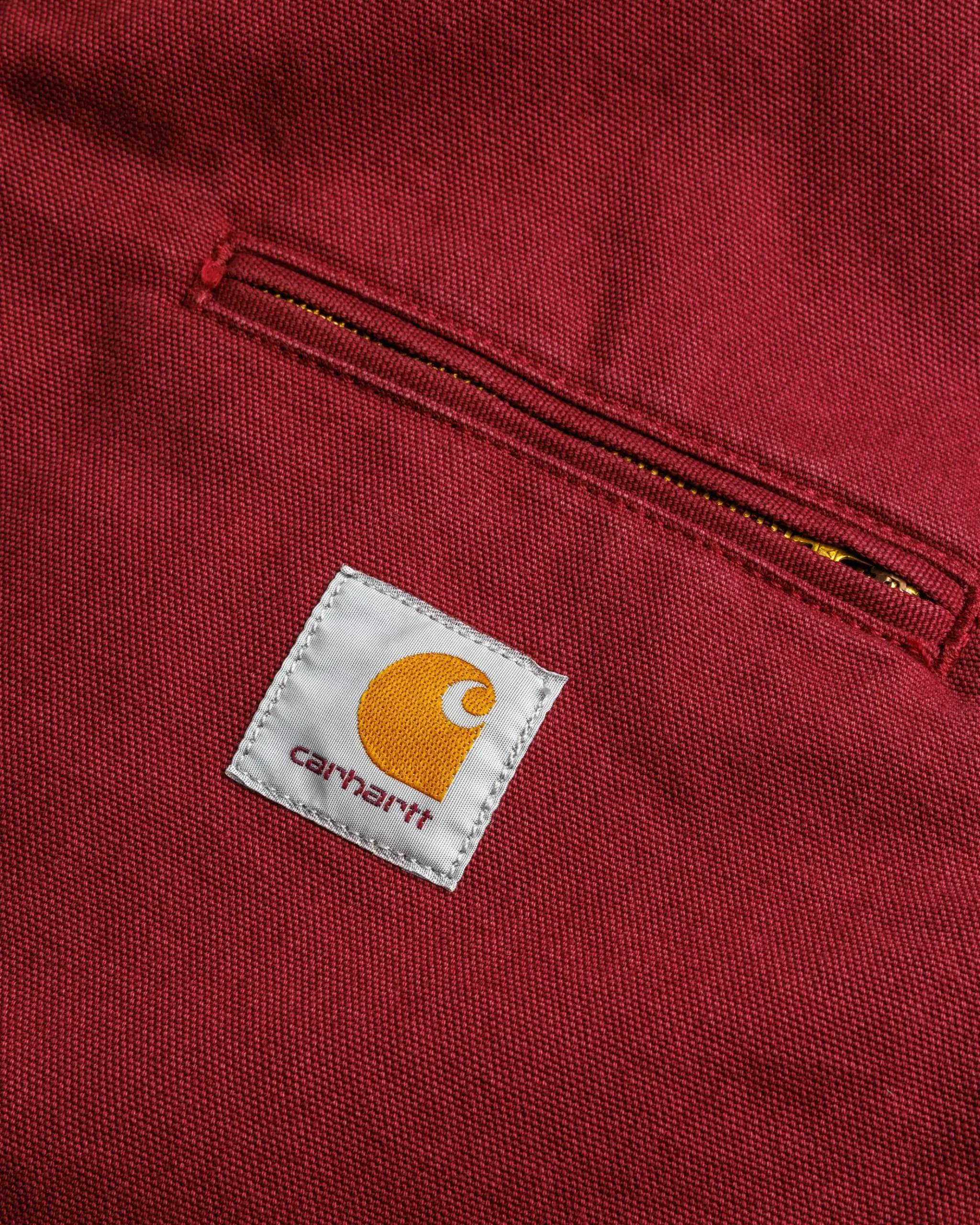 Shop Carhartt WIP OG Detroit Jacket Malbec / Black /aged canvas