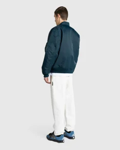 Cheap Carhartt WIP Olten Bomber Duck Blue/Turmeric