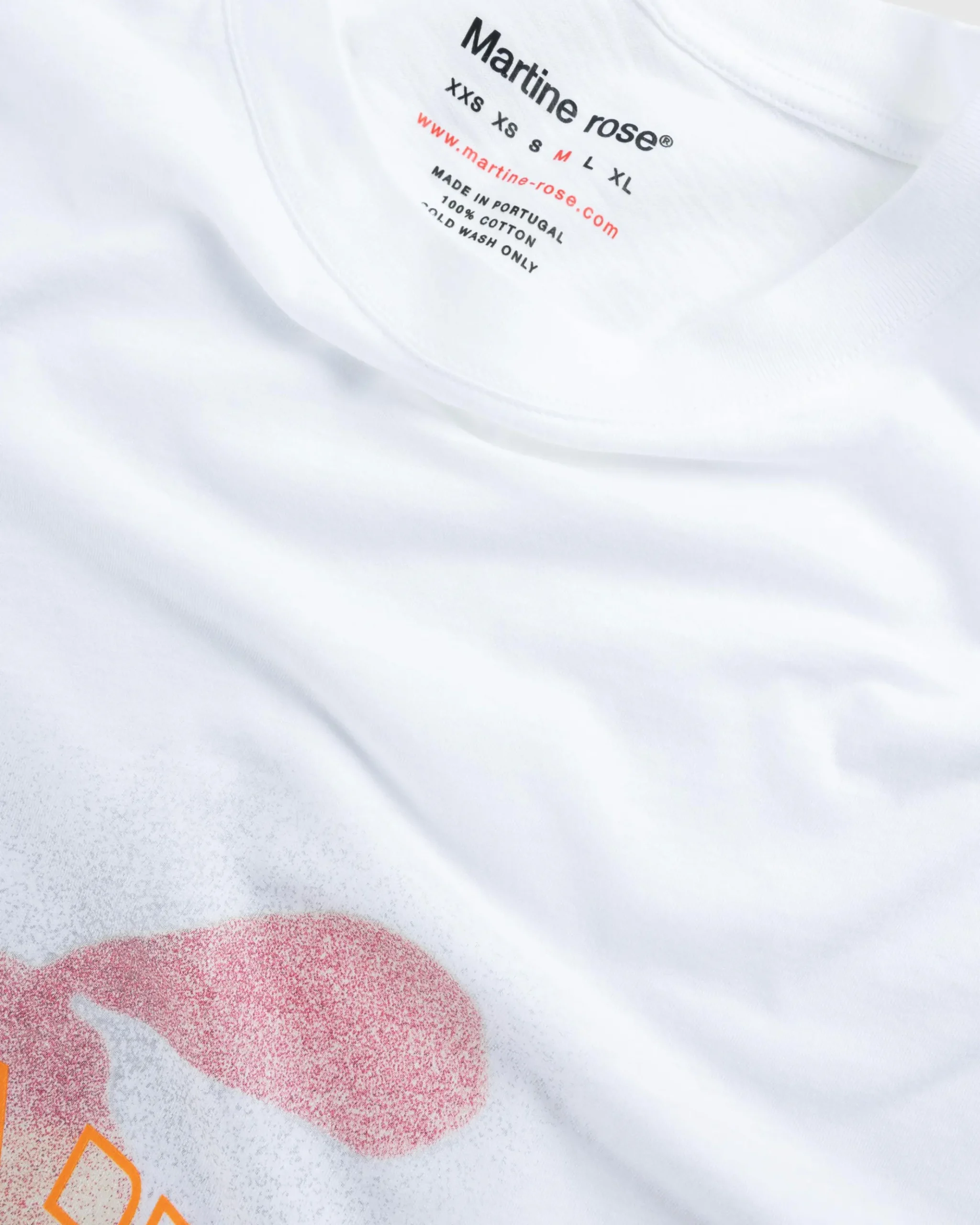 Flash Sale Martine Rose Oversized S/S T-Shirt White/Noisy Bunny
