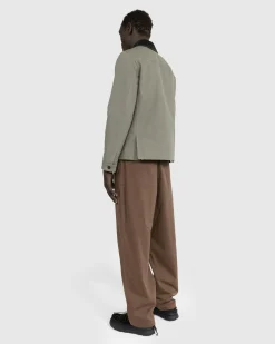 Shop Meta Campania Collective Owen Zip-Up Jacket Weimaraner Grey weimaranergrey