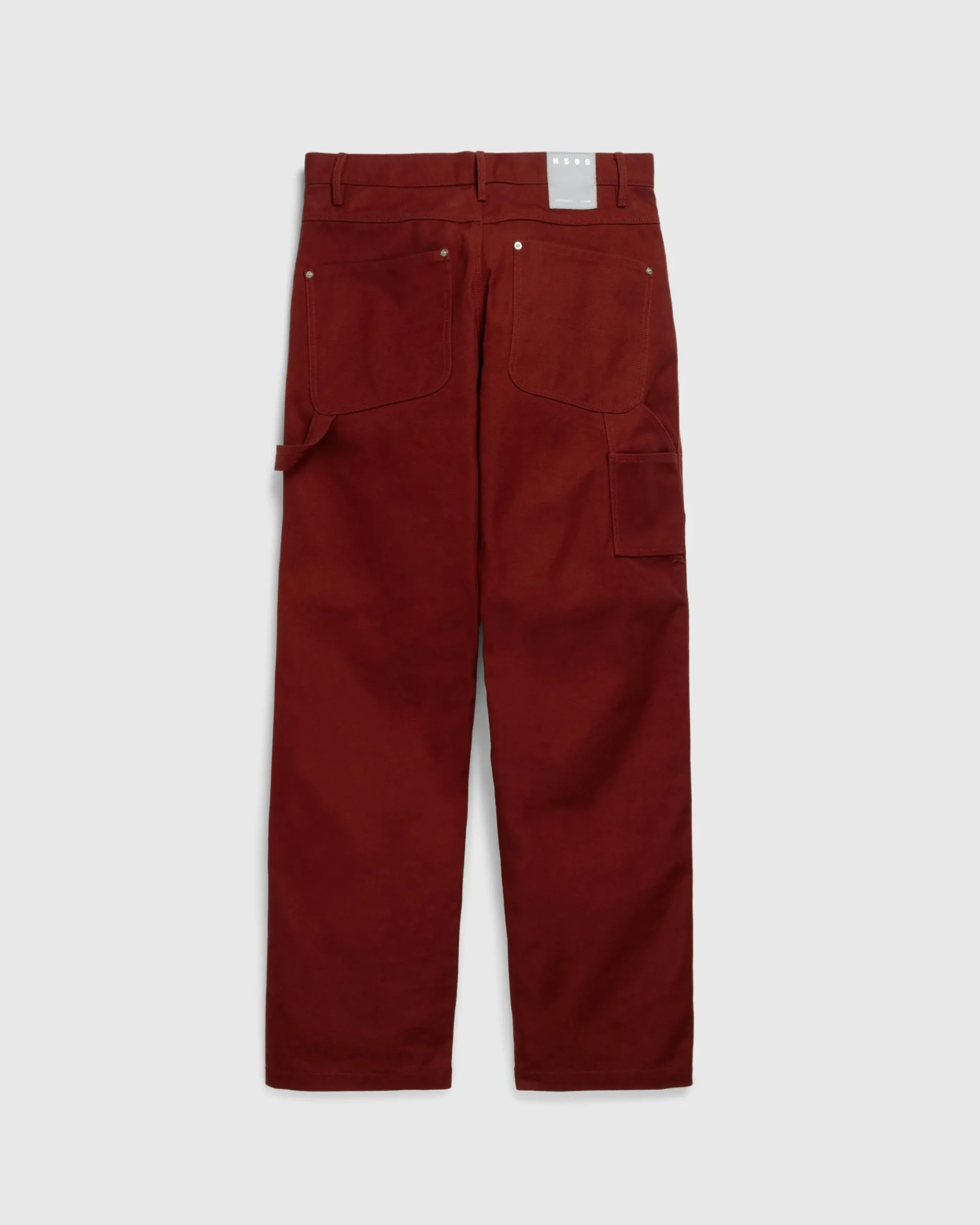 Flash Sale Highsnobiety HS05 Oxford Canvas Carpenter Trousers Red unavailable