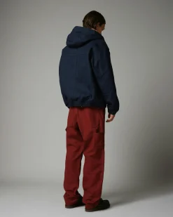 Flash Sale Highsnobiety HS05 Oxford Canvas Carpenter Trousers Red unavailable