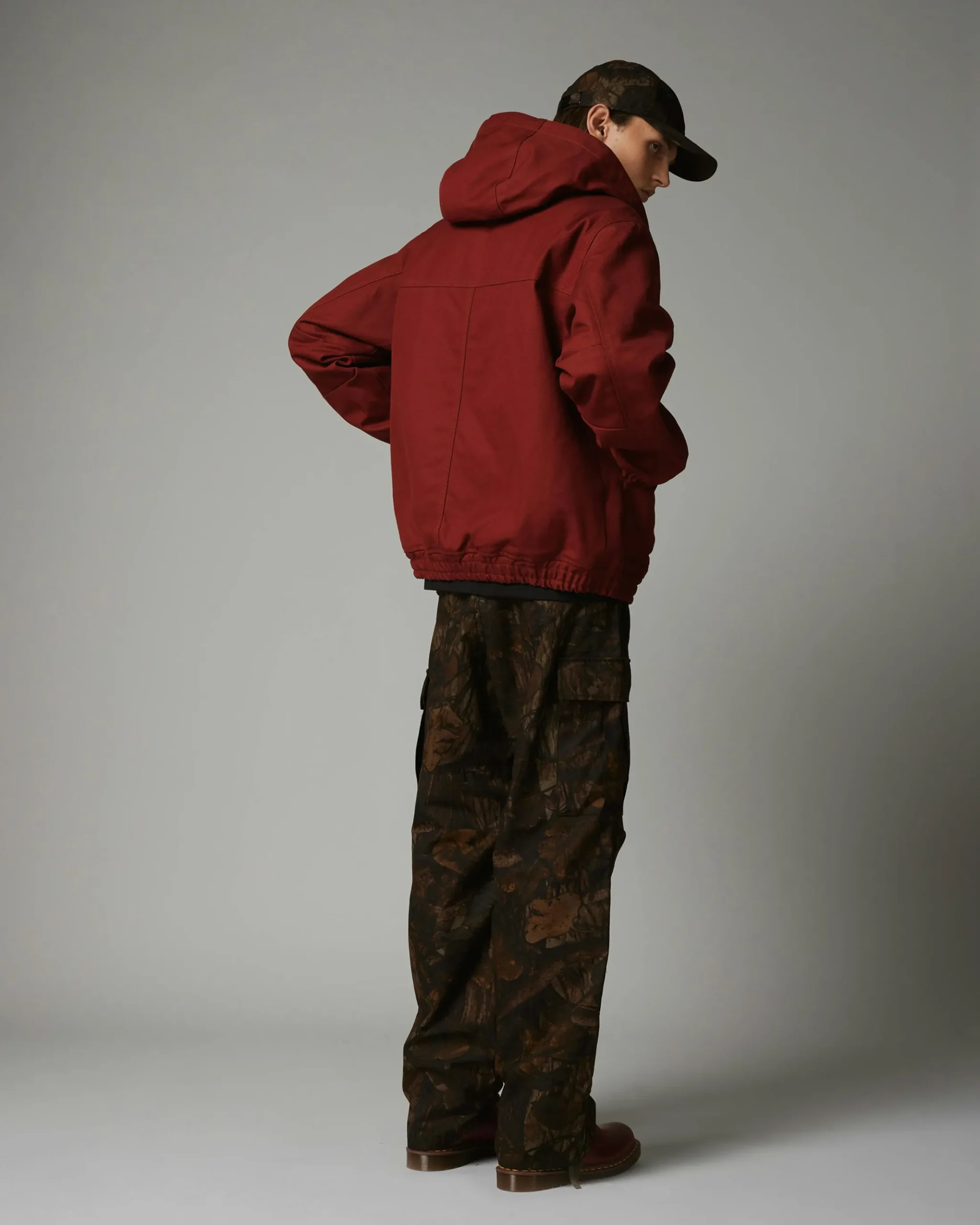 Hot Highsnobiety HS05 Oxford Canvas Insulated Jacket red