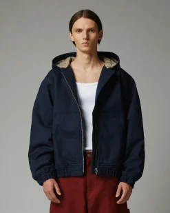Hot Highsnobiety HS05 Oxford Canvas Insulated Jacket navy