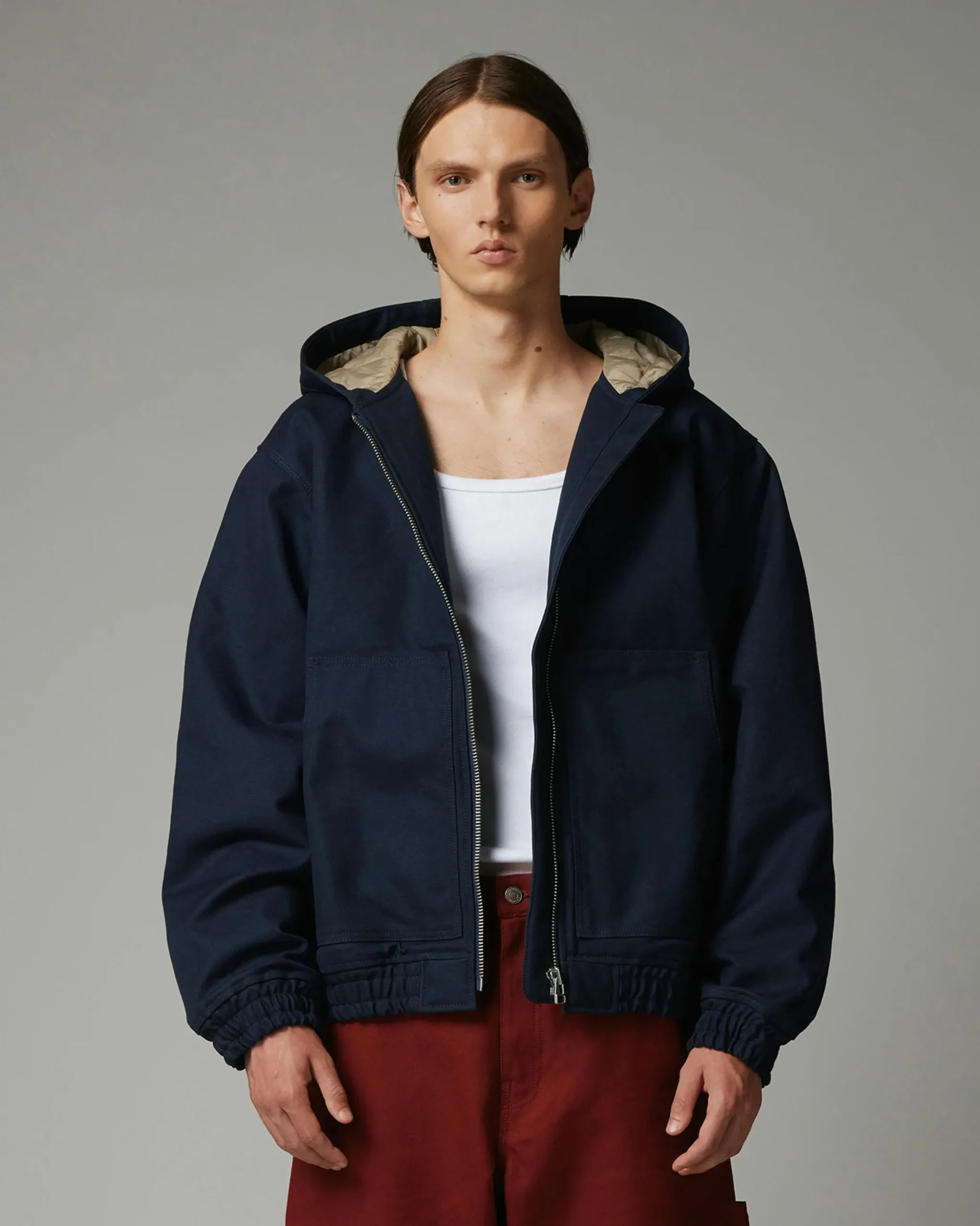 Hot Highsnobiety HS05 Oxford Canvas Insulated Jacket navy