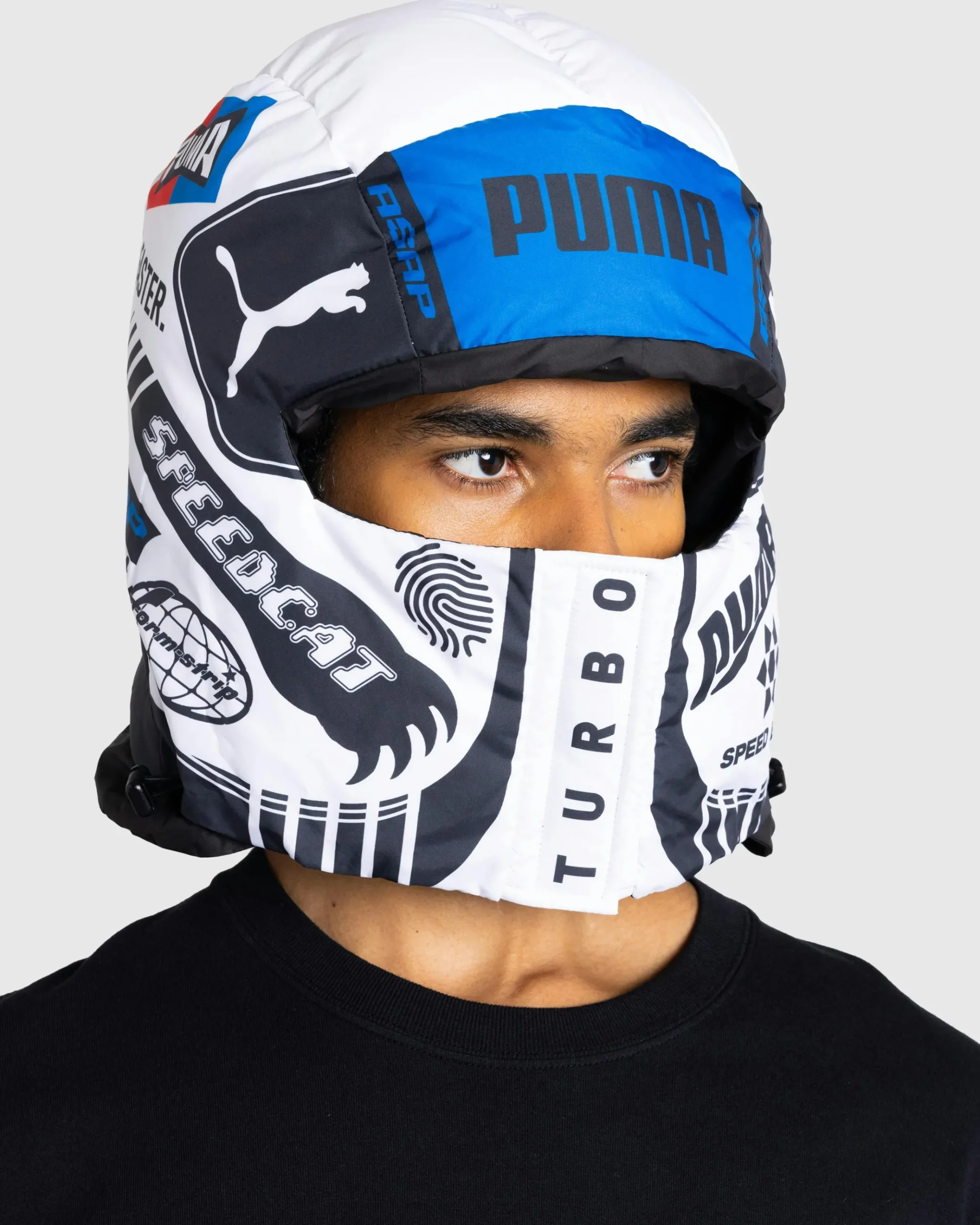 Discount Puma Padded Balaclava White/Team Royal pumawhite-pumateamroyal
