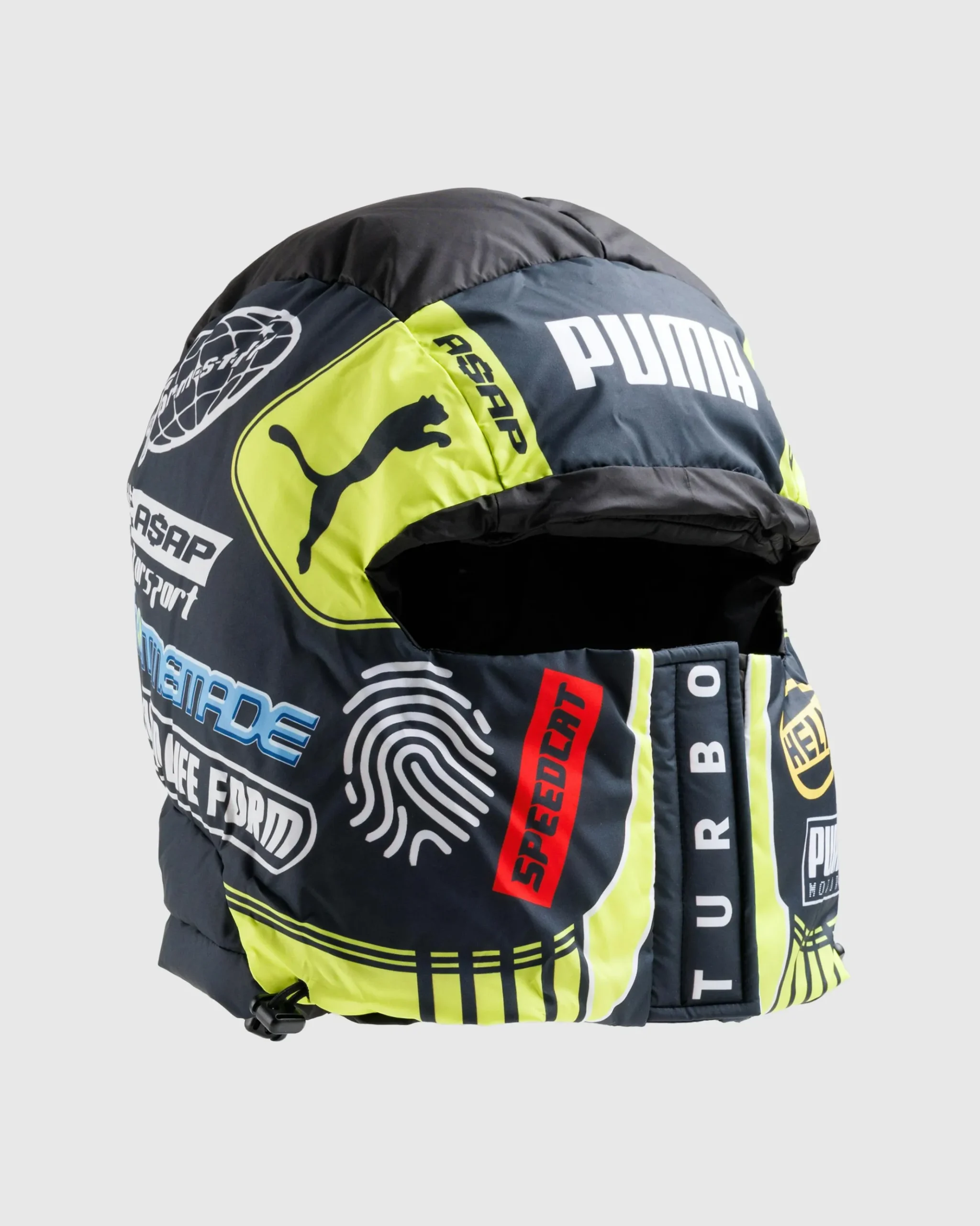 Best Puma Padded Balaclava Black/Lime Pow pumablack-limepow