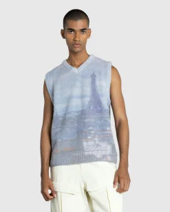 Online Highsnobiety Paris Cityscape Sweater Vest multi