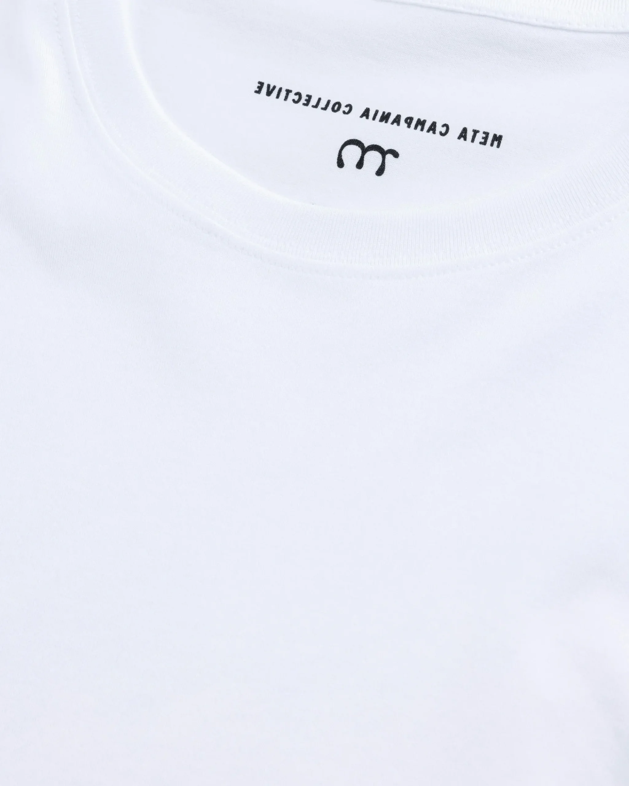 New Meta Campania Collective Peter Jersey Cotton T-Shirt white