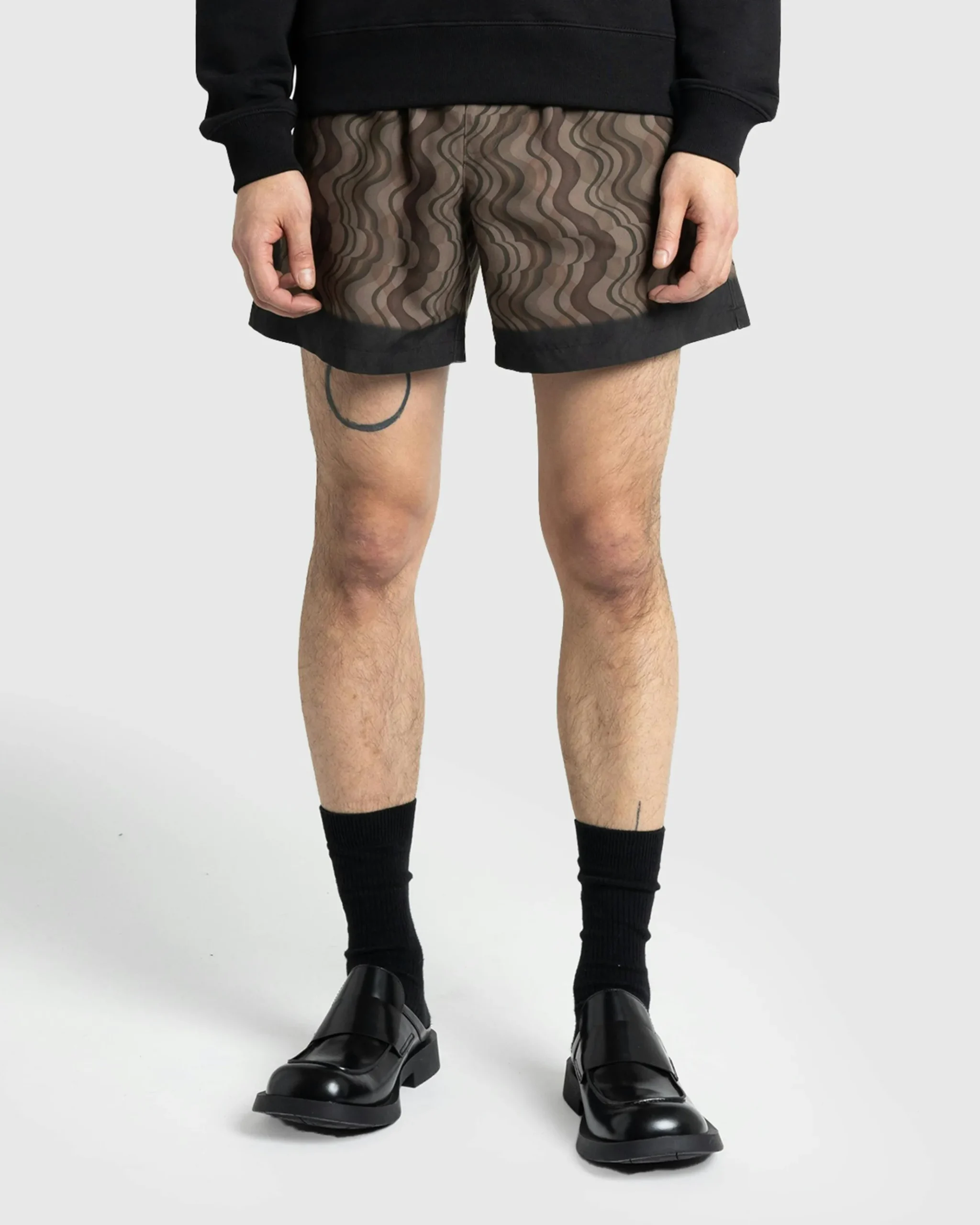 Flash Sale Dries van Noten Phibbs Swim Shorts Ombre Brown darkbrown