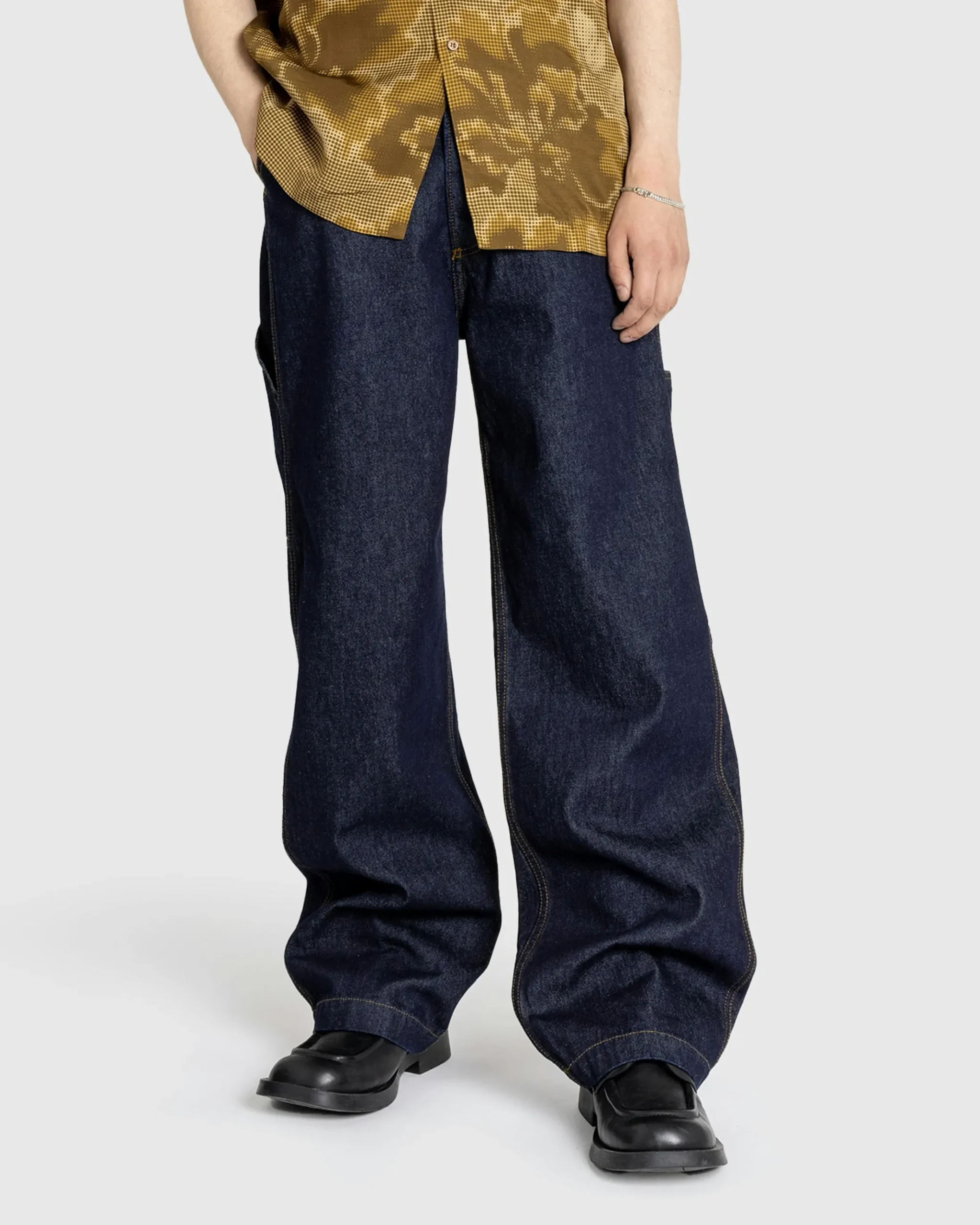New Dries van Noten Pickerby Pants indigo