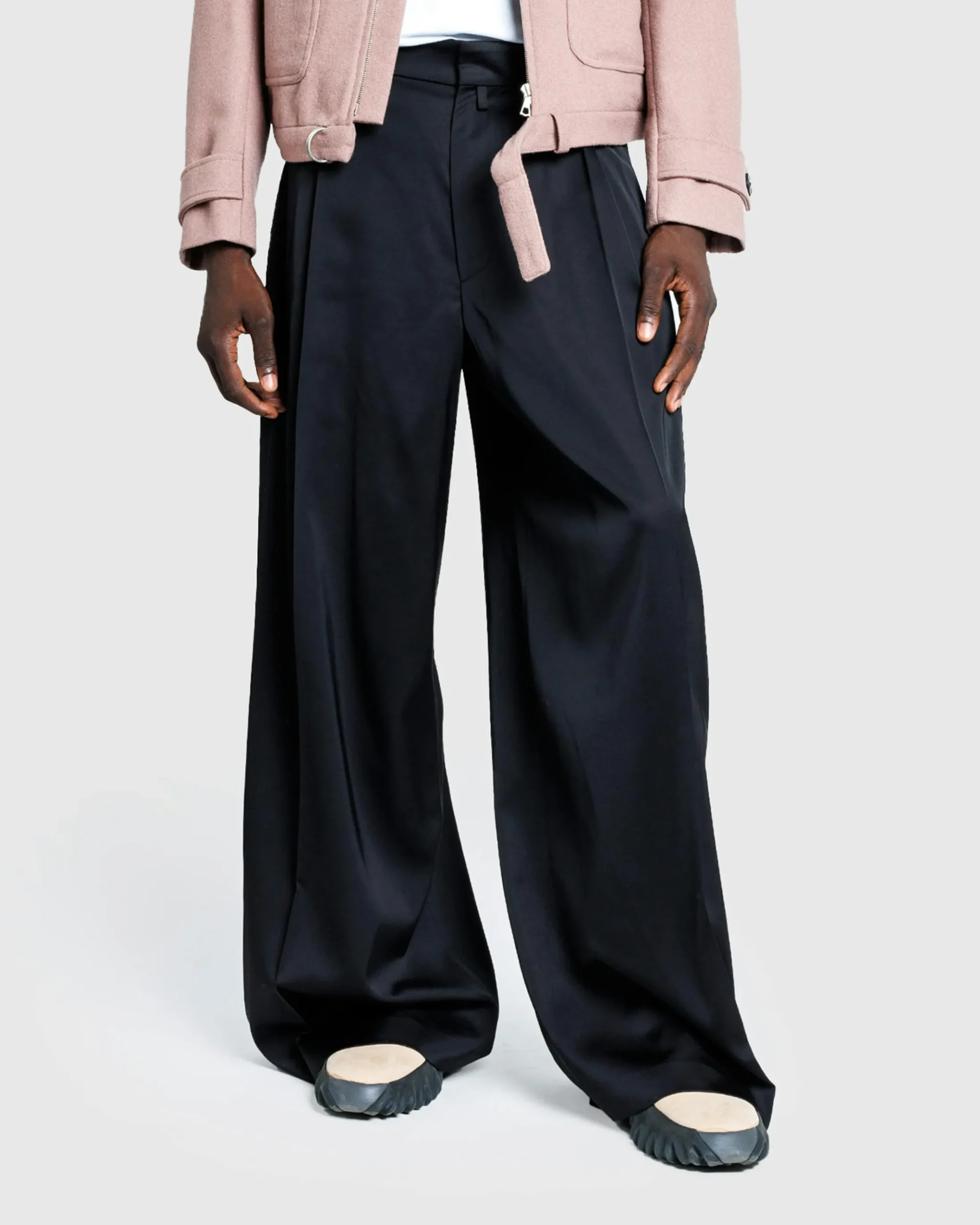 Flash Sale Dries van Noten Piers Pleated Pants black