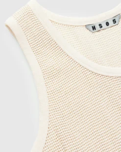 Store Highsnobiety HS05 Pigment Dyed Mesh Tank Top natural