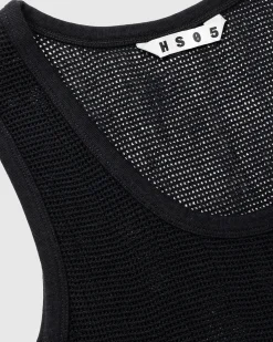 Fashion Highsnobiety HS05 Pigment Dyed Mesh Tank Top black