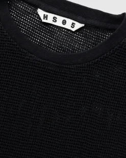 Best Highsnobiety HS05 Pigment Dyed Mesh T-Shirt black