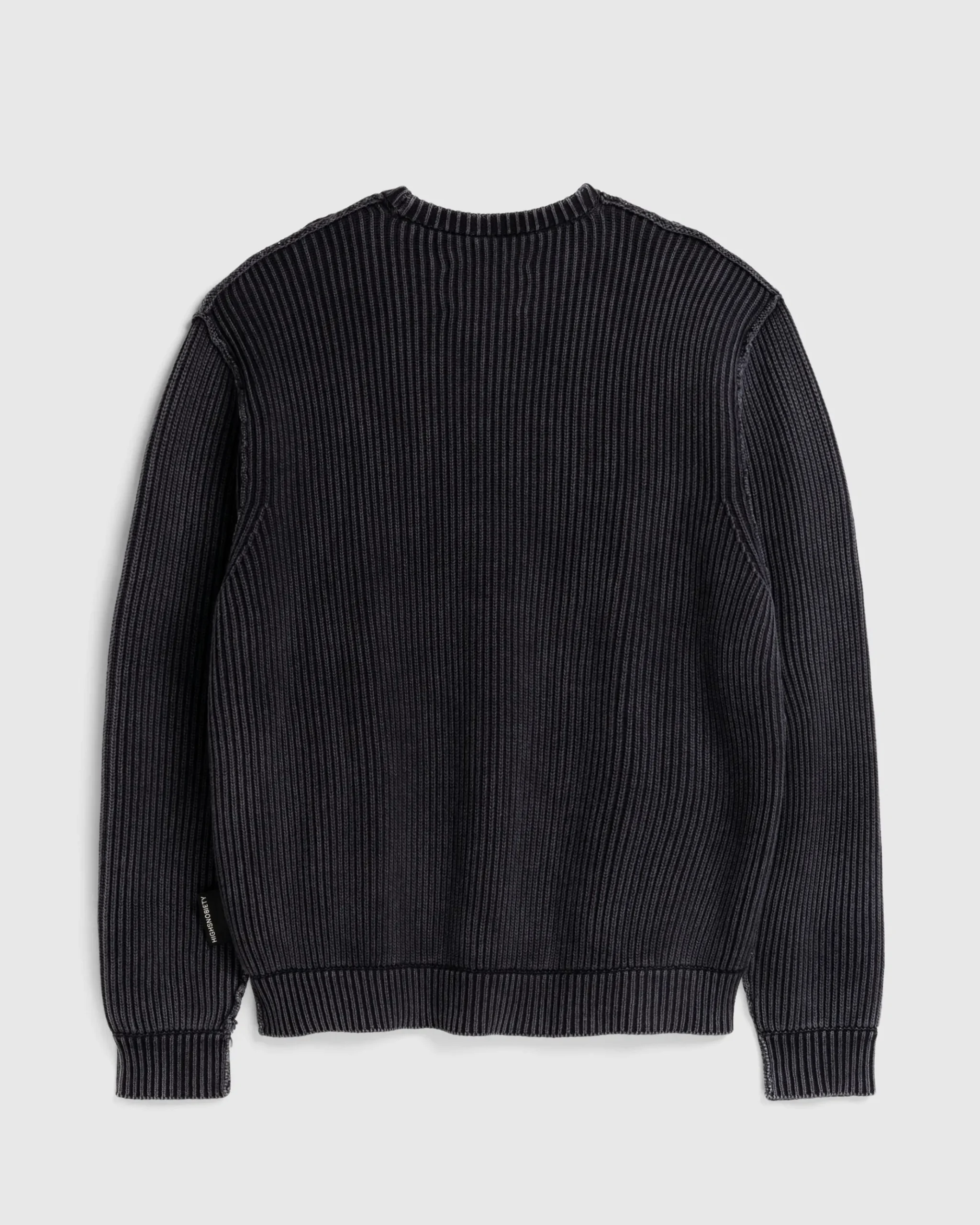 Outlet Highsnobiety HS05 Pigment Dyed Sweater washedblack