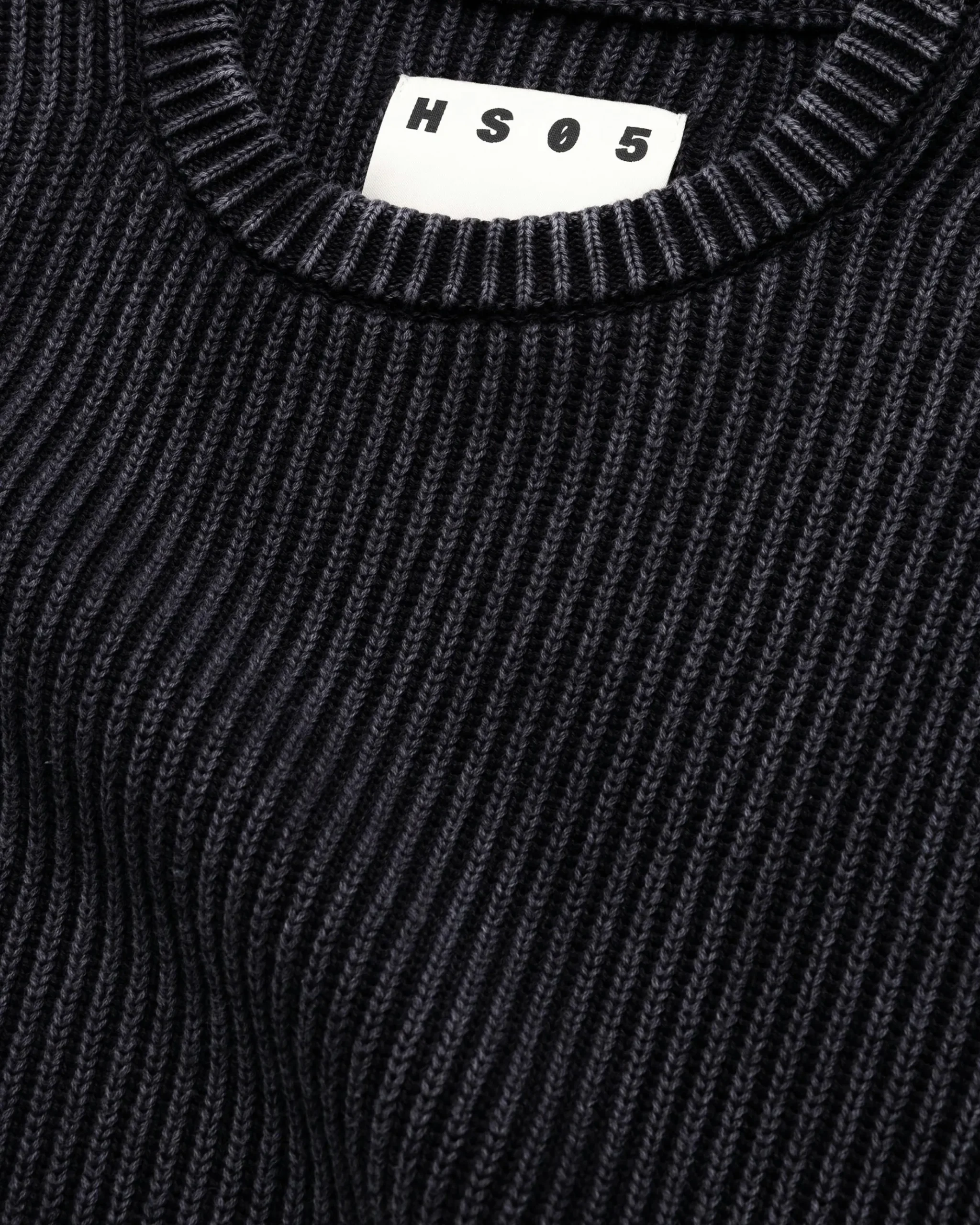 Outlet Highsnobiety HS05 Pigment Dyed Sweater washedblack