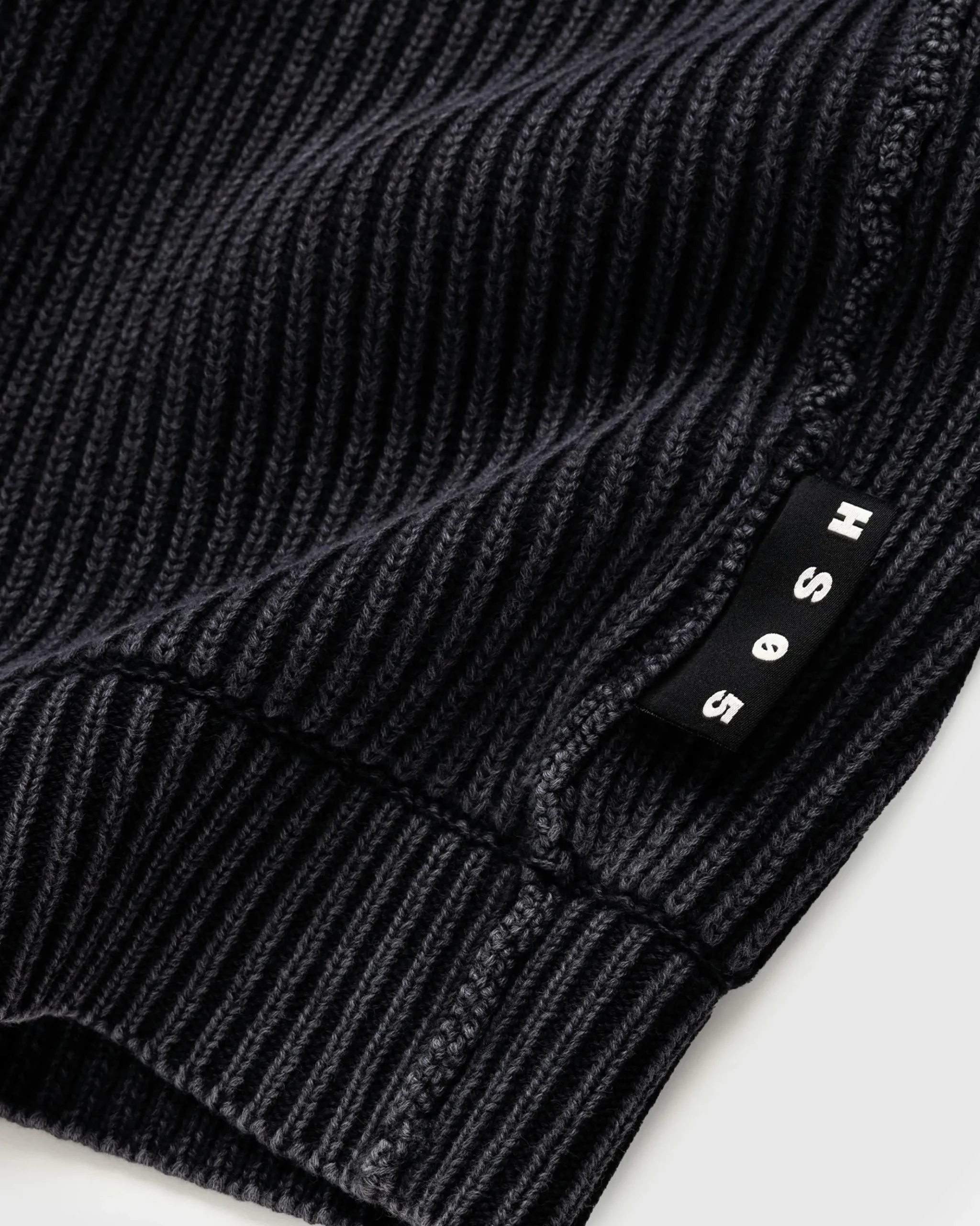 Outlet Highsnobiety HS05 Pigment Dyed Sweater washedblack
