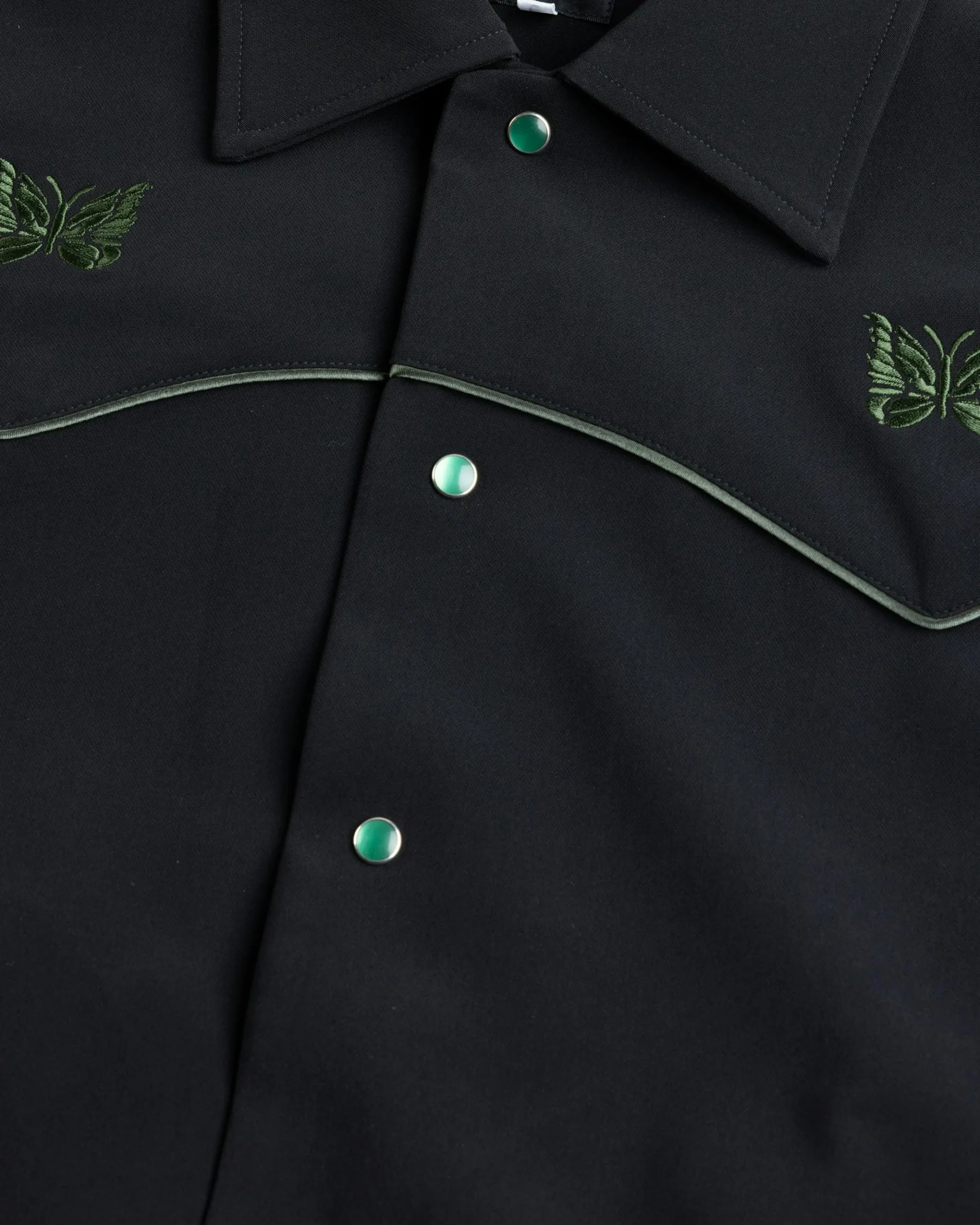Online Needles Piping Cowboy Jacket Double Cloth black