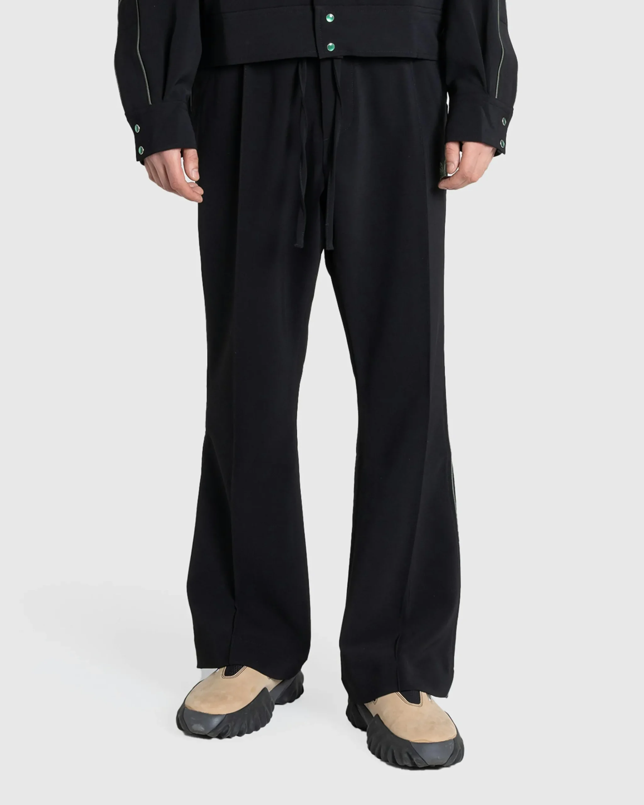 Cheap Needles Piping Cowboy Pant Double Cloth black