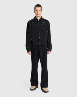 Cheap Needles Piping Cowboy Pant Double Cloth black