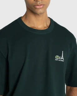 Outlet Lacoste Piqué T-Shirt green