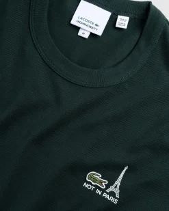 Outlet Lacoste Piqué T-Shirt green