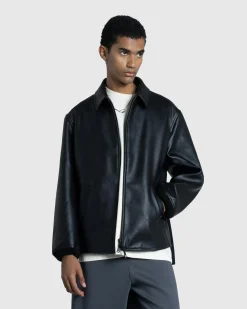 New Y-3 Pleather Jacket black