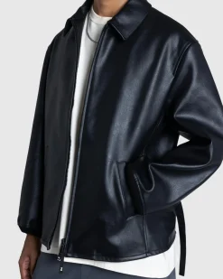 New Y-3 Pleather Jacket black