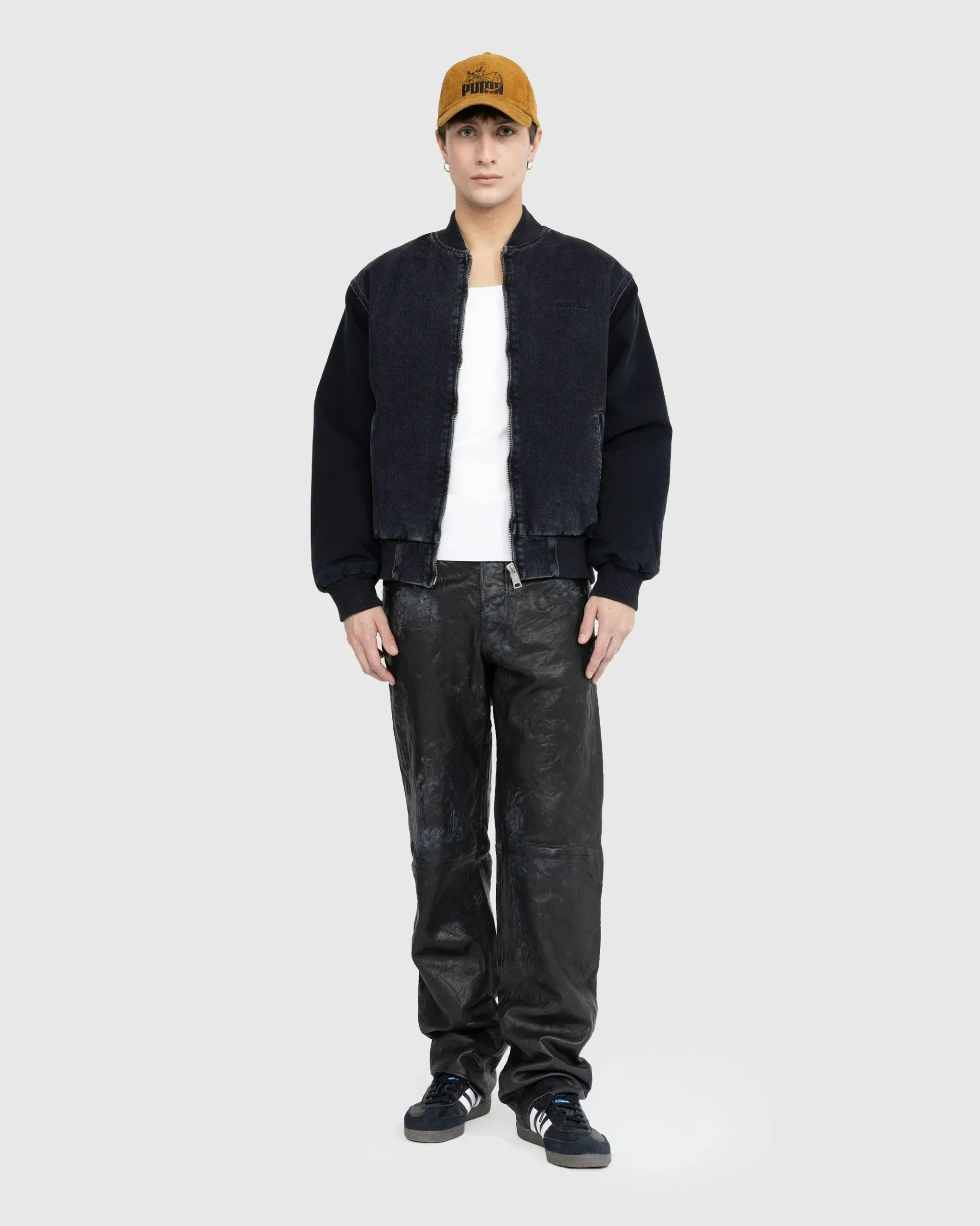 Best Diesel P-MACS-LTH Leather Trousers Black blackblackblack