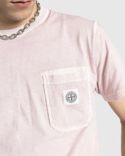 Flash Sale Stone Island Pocket T-Shirt pink