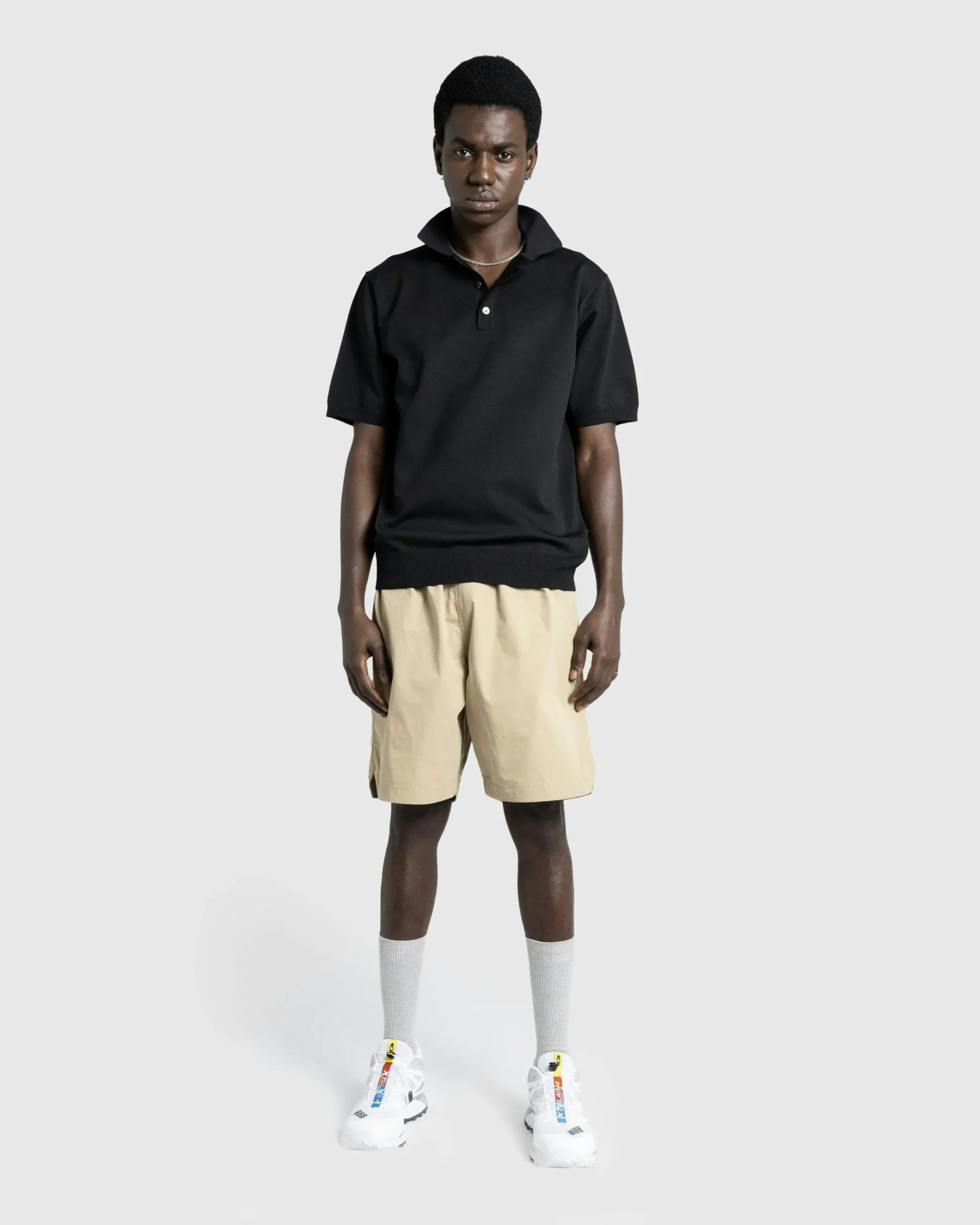 Store Highsnobiety HS05 Poly Knit Polo black