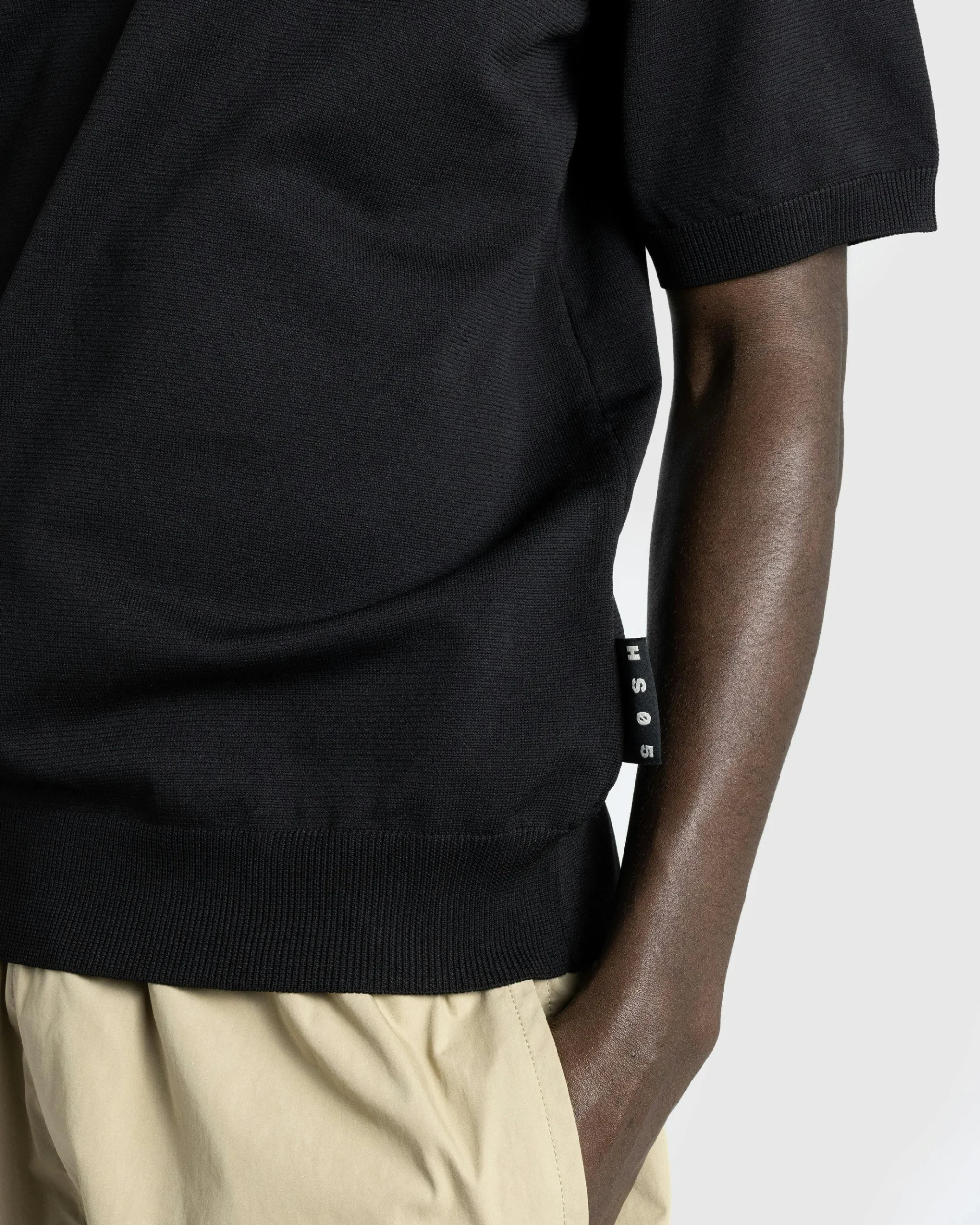 Store Highsnobiety HS05 Poly Knit Polo black