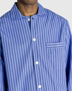 Online Tekla Poplin Pyjamas Shirt Boro Stripes borostripes