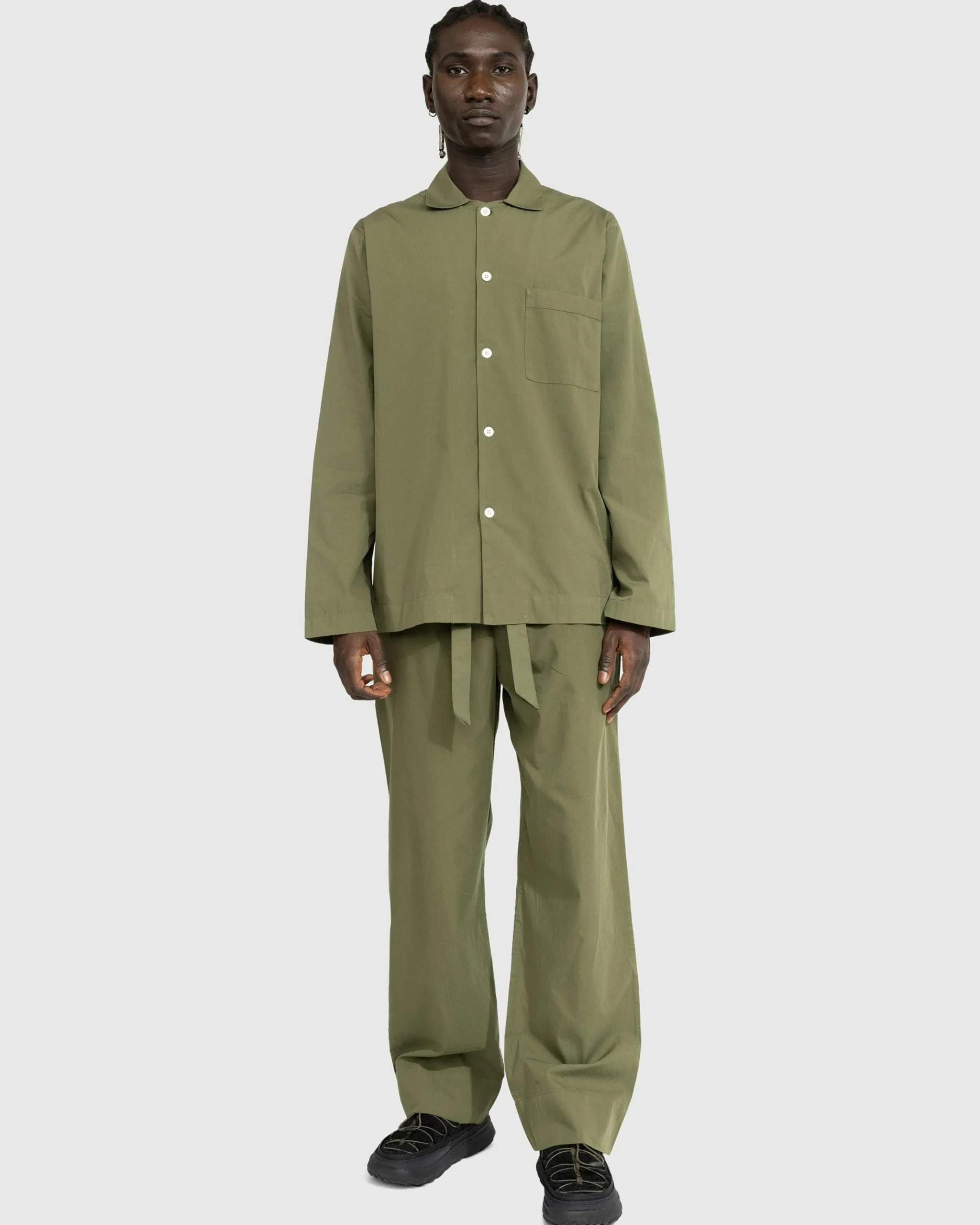 Online Tekla Poplin Pyjamas Shirt willow