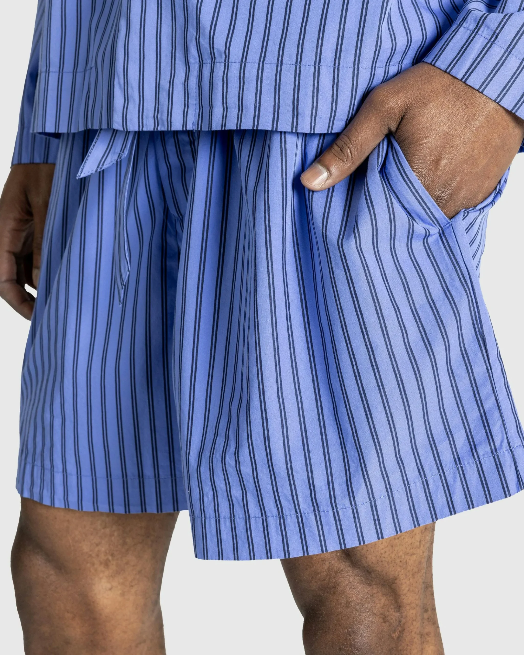 Cheap Tekla Poplin Pyjamas Shorts Boro Stripes borostripes
