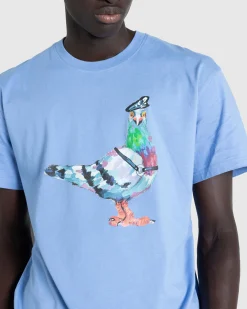 Best Sale J.W. Anderson Pride Pigeon Graphic T-Shirt blue