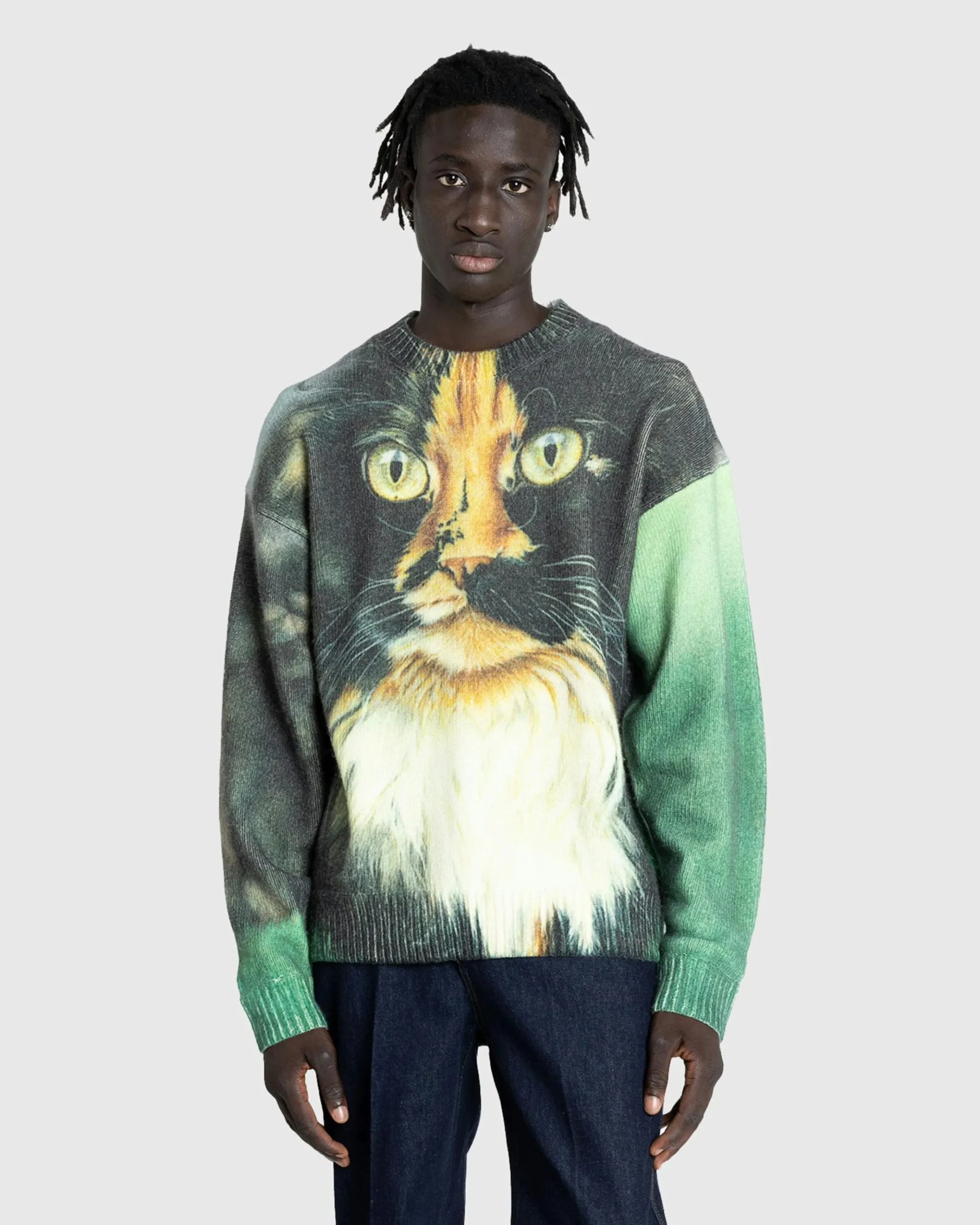 Discount J.W. Anderson Printed Sweater emerald