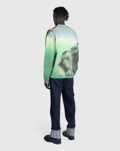 Discount J.W. Anderson Printed Sweater emerald