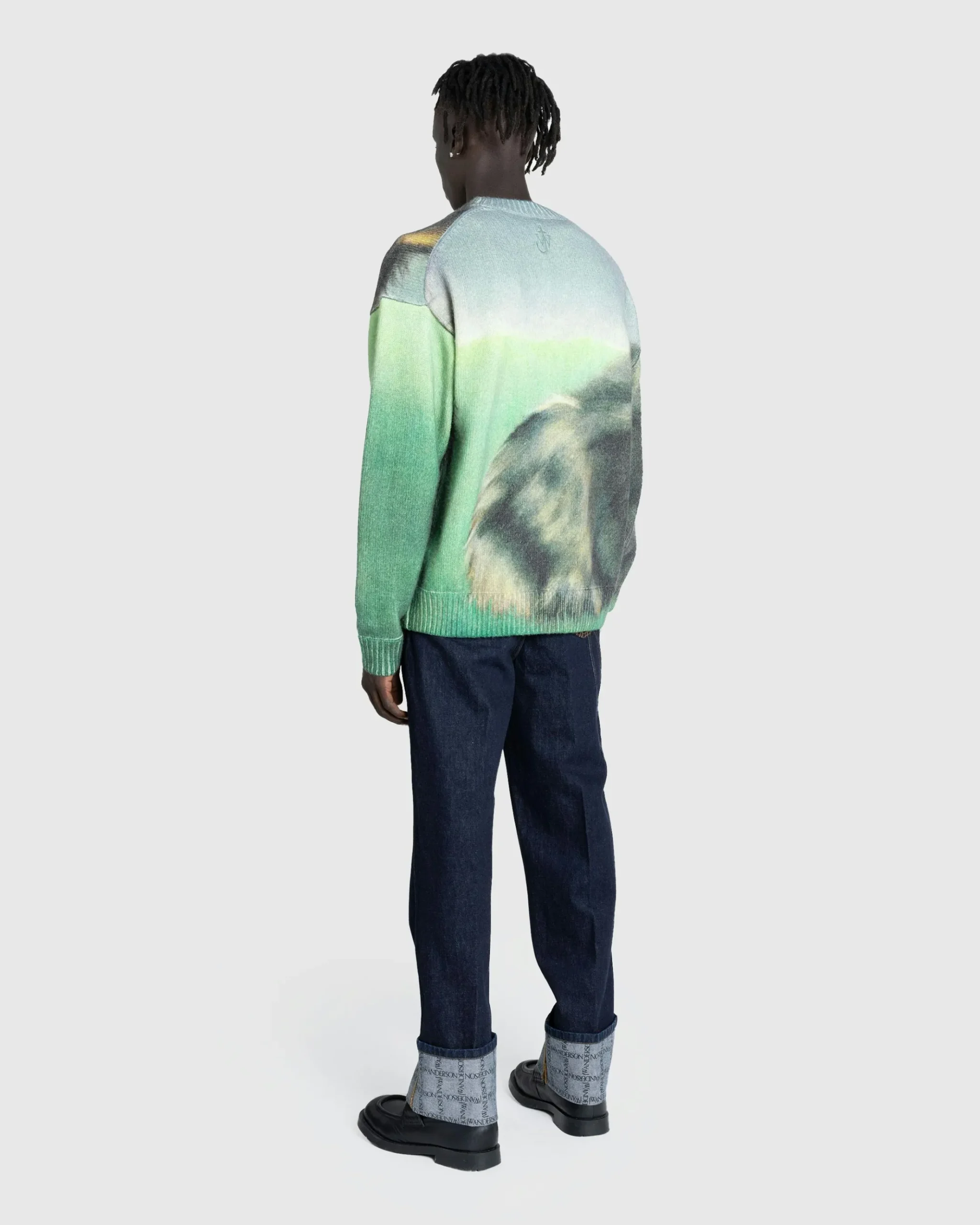Discount J.W. Anderson Printed Sweater emerald