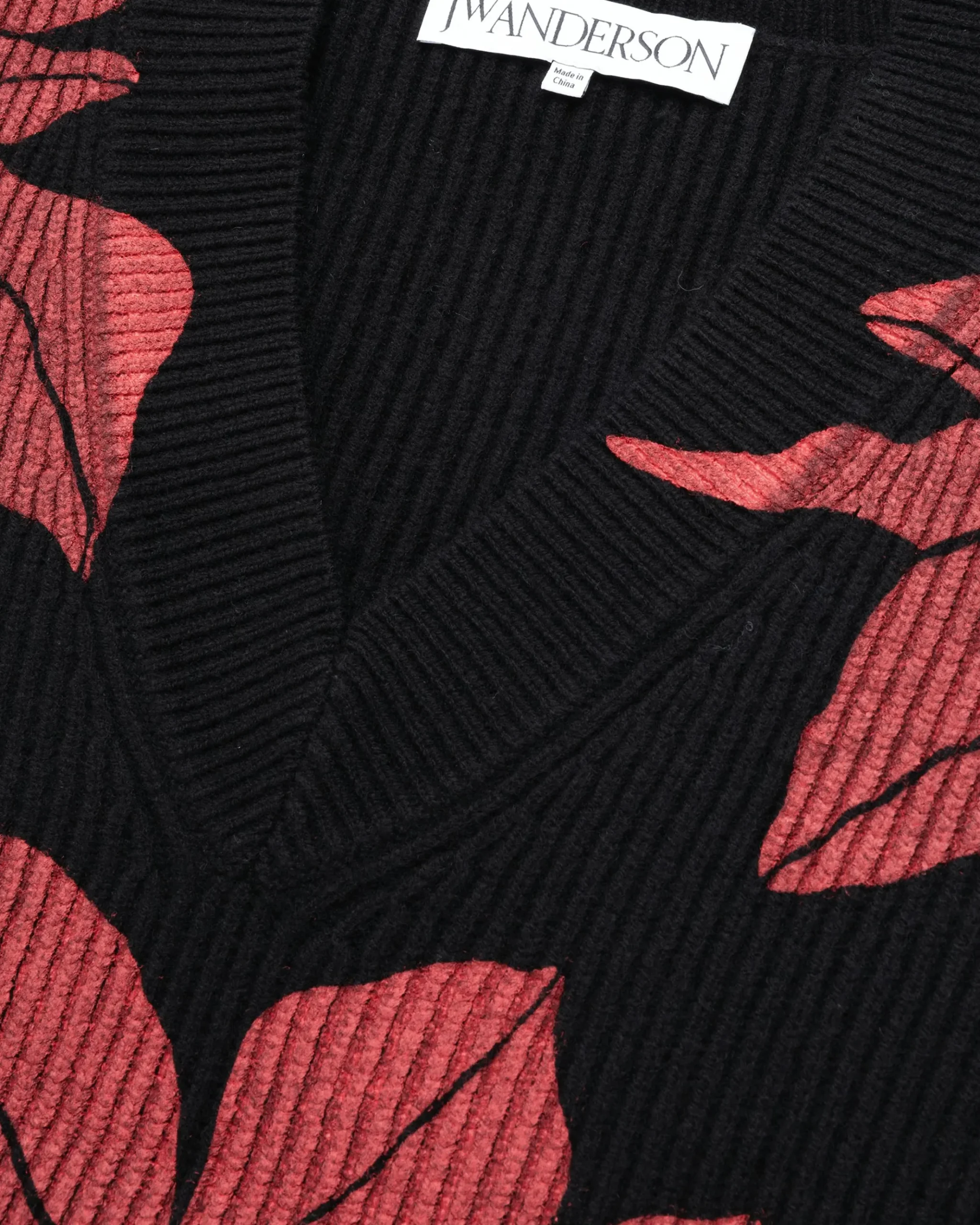 Outlet J.W. Anderson Printed V-Neck Vest black