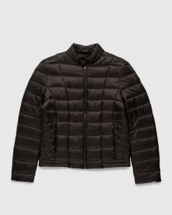 Outlet Trussardi Quilted Jacket Matt Nylon hickory
